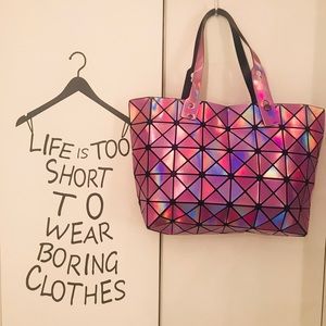 BaoBao Hologram Handbag 👜 Pink 🦄